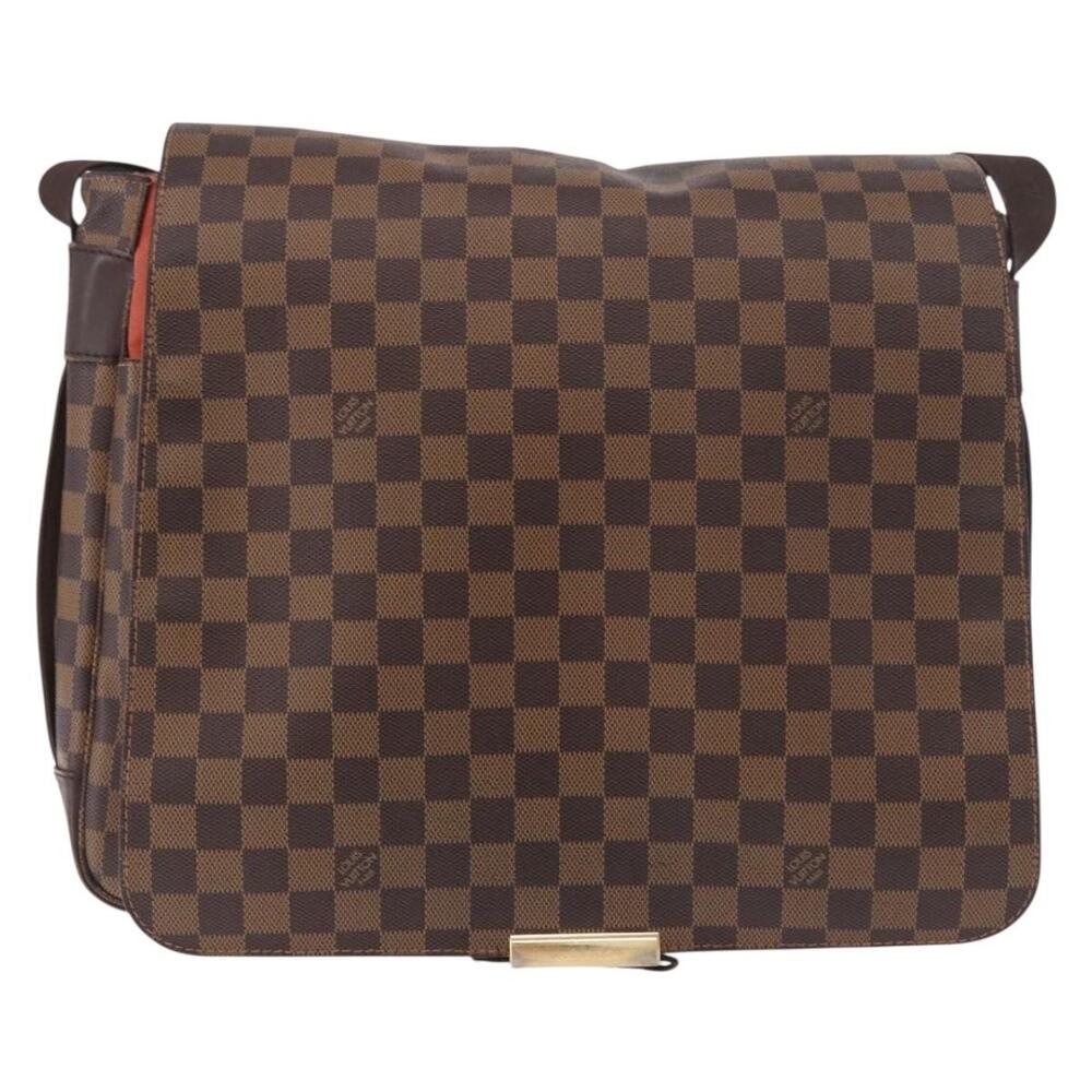 Louis Vuitton Damier Ebene Bastille Shoulder Bag Brown